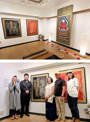 仏画としての私記彩画展レポート